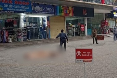 Một người rơi từ tầng cao chung cư Linh Đàm xuống đất tử vong