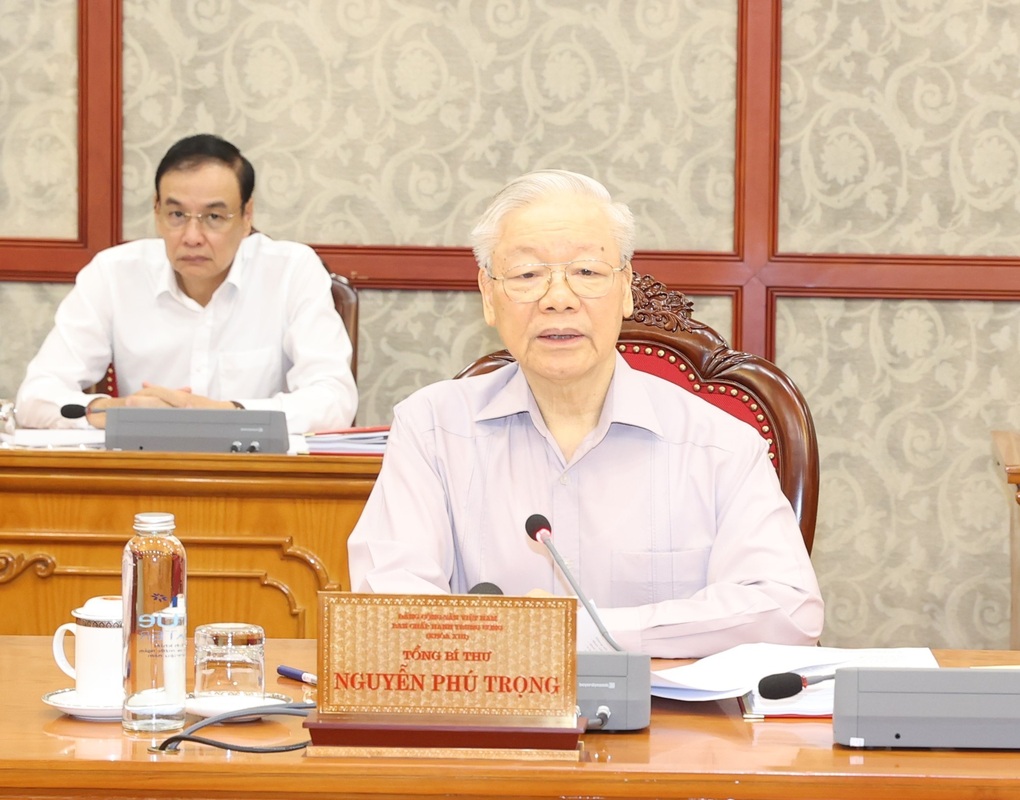 Tổng Bí thư Nguyễn Phú Trọng chủ trì họp Bộ Chính trị, Ban Bí thư - 1 Tổng Bí thư Nguyễn Phú Trọng chủ trì họp Bộ Chính trị, Ban Bí thư - 1