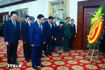 Thủ tướng Phạm Minh Chính sẽ dự lễ truy điệu nguyên Chủ tịch nước Lào