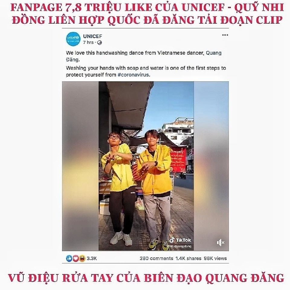 UNICEF ca ngợi vũ điệu phòng Covid-19 của Việt Nam - 3 UNICEF ca ngợi vũ điệu phòng Covid-19 của Việt Nam - 3