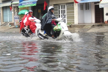 Mưa đầu mùa, “sông” lại về phố