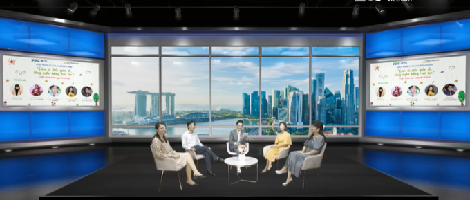 Buổi livestream tập trung vào việc nâng cao sức khỏe tinh thần cho các em thông qua lăng kính hành động và lắng nghe đến từ cha mẹ hay thầy cô giáo.