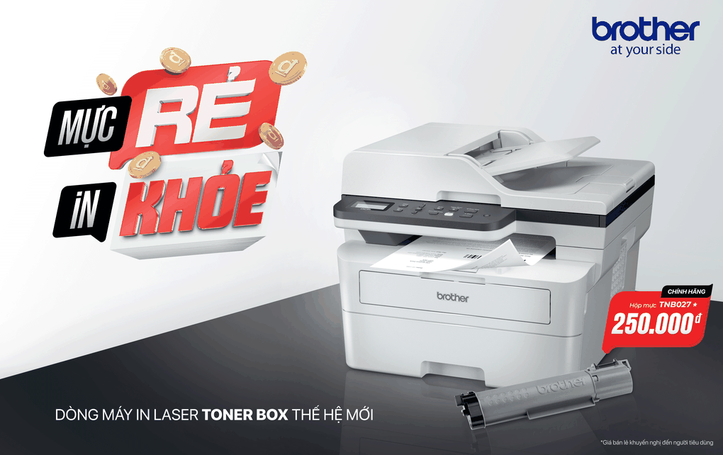 Brother ra mắt máy in laser mới với hộp mực chính hãng giá rẻ - 1 Brother ra mắt máy in laser mới với hộp mực chính hãng giá rẻ - 1