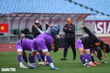 Buổi tập đặc biệt chiều cuối năm của đội tuyển Việt Nam trên sân Mỹ Đình