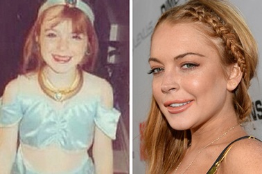 Lindsay Lohan khoe ảnh thời thơ ấu ngây thơ 