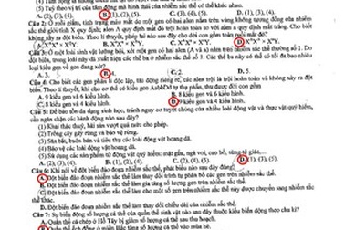 Hướng dẫn giải đề thi tốt nghiệp THPT môn Sinh học 2014