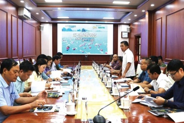 Ban tổ chức họp triển khai giải Aqua Warriors Vân Đồn 2025