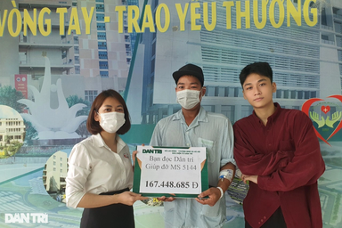 Chàng trai mắc ung thư máu được bạn đọc giúp đỡ gần 170 triệu đồng