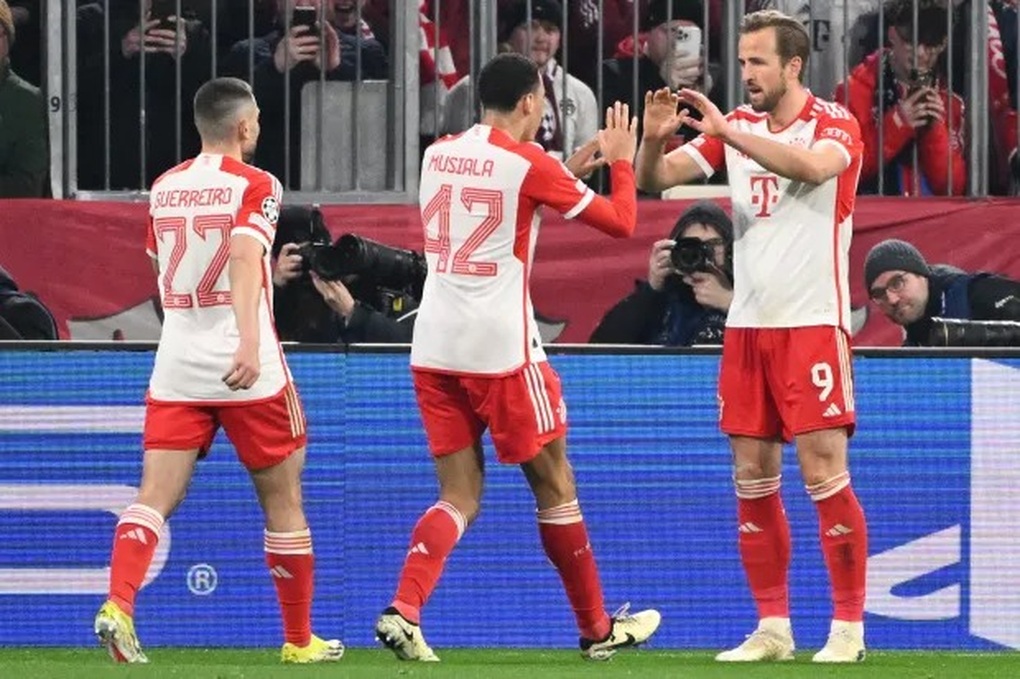 Harry Kane chói sáng, Bayern Munich giành vé vào tứ kết Champions League - 3 Harry Kane chói sáng, Bayern Munich giành vé vào tứ kết Champions League - 3