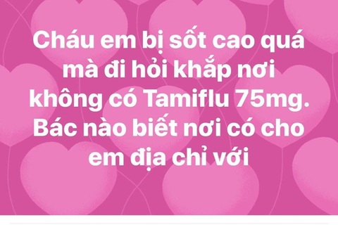 Cúm gia tăng, nhiều người “săn lùng” Tamiflu