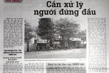 Viết bài chống tiêu cực, phóng viên bị đe dọa chặt tay