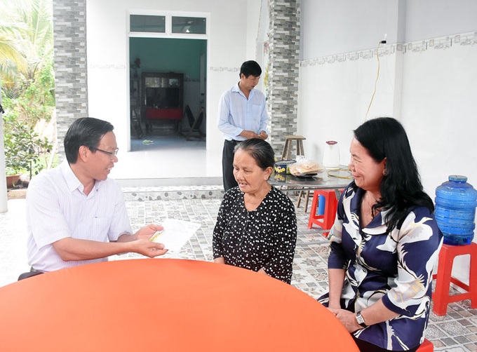 Bến Tre: Đảm bảo tốt nhất điều kiện vật chất, tinh thần của người có công
- Ảnh 3. Bến Tre: Đảm bảo tốt nhất điều kiện vật chất, tinh thần của người có công
- Ảnh 3.