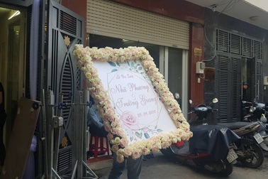 Nhà cô dâu Nhã Phương rộn ràng chuẩn bị cho lễ vu quy