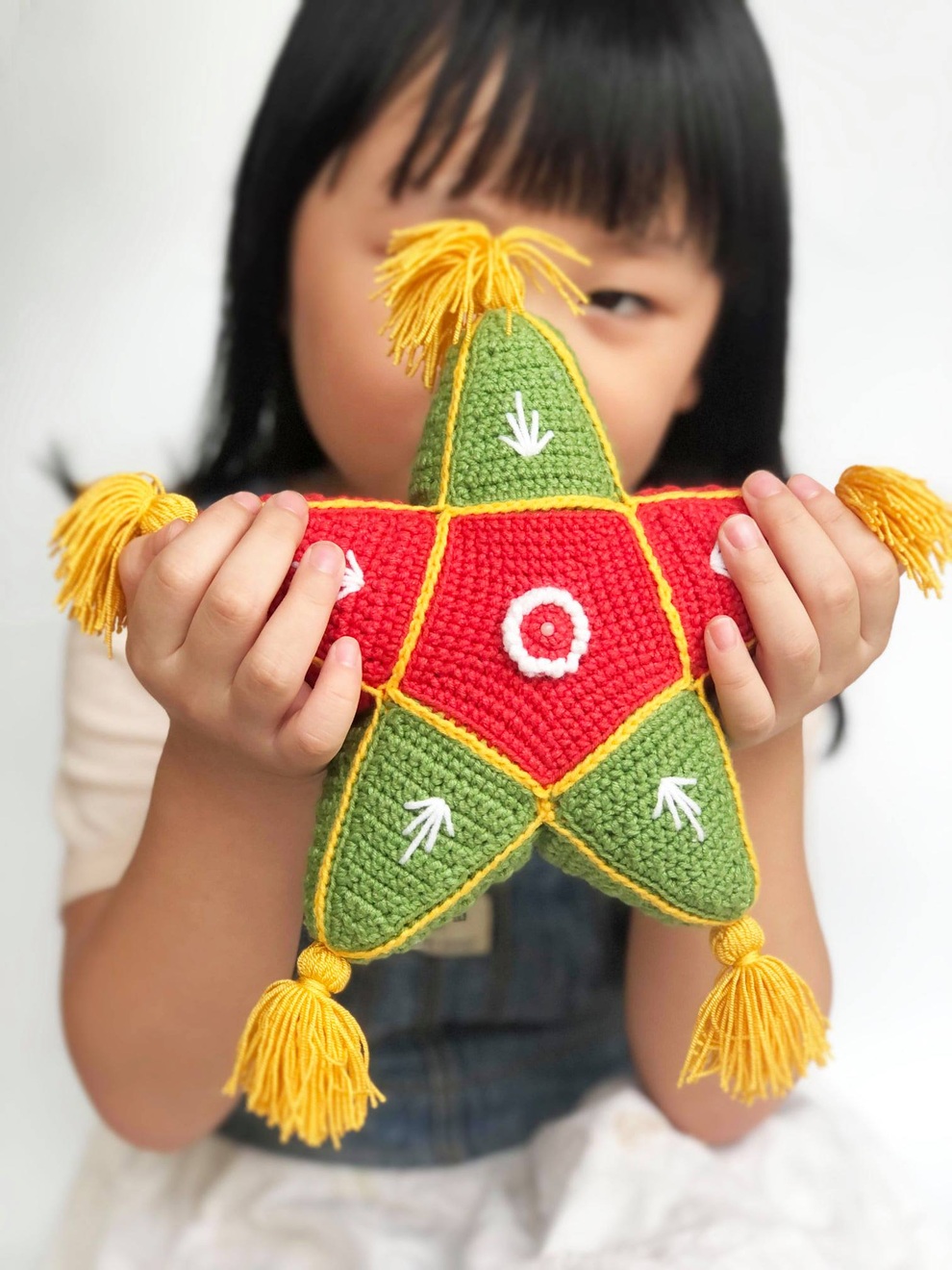 Độc đáo những chiếc bánh trung thu, đèn ông sao bằng len của mẹ đảm Hà Nội - 3 Độc đáo những chiếc bánh trung thu, đèn ông sao bằng len của mẹ đảm Hà Nội - 3