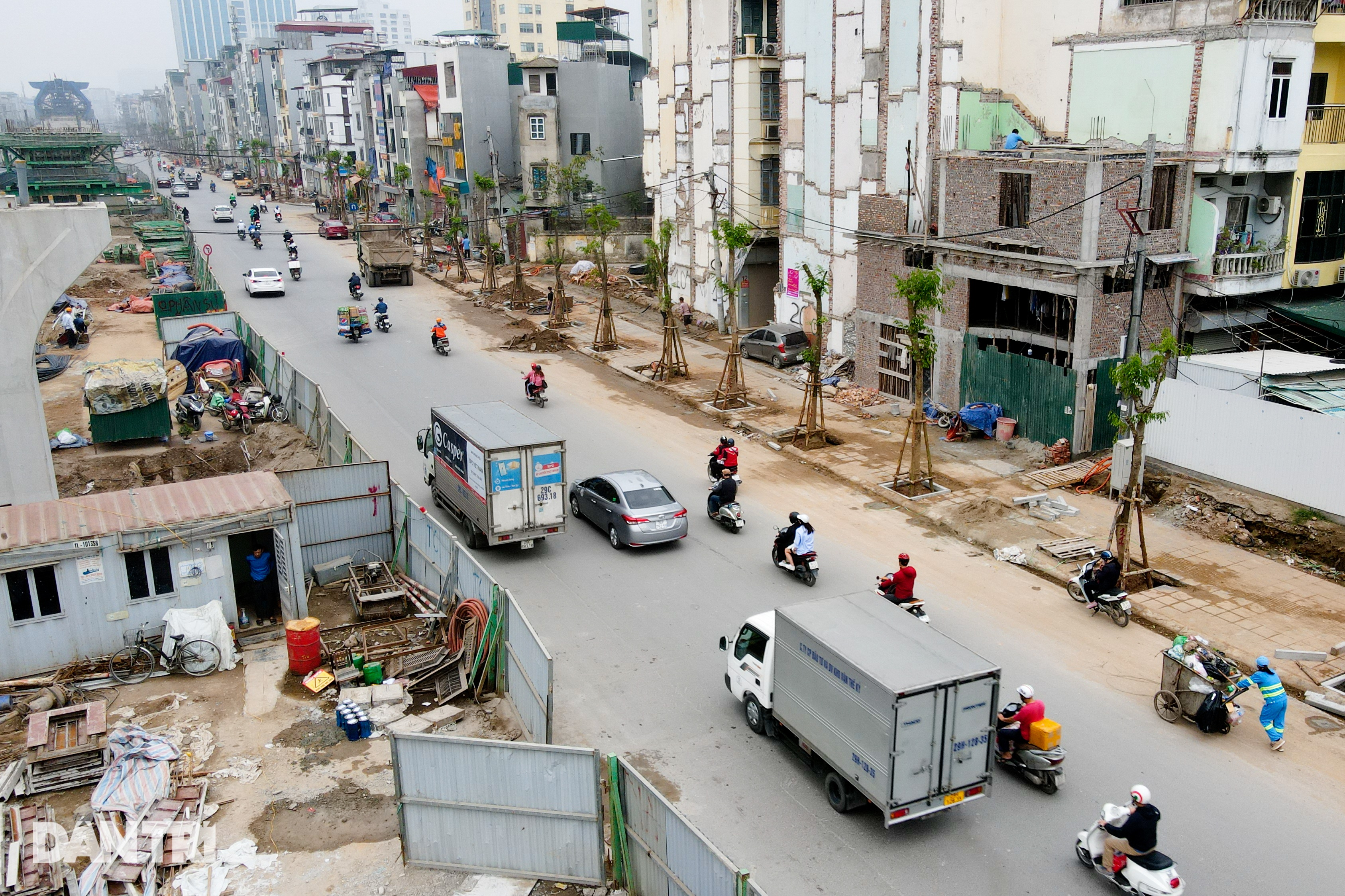 Gấp rút hoàn thiện đường vành đai 2 dưới thấp đoạn Đại La - Minh Khai - 6 Gấp rút hoàn thiện đường vành đai 2 dưới thấp đoạn Đại La - Minh Khai - 6