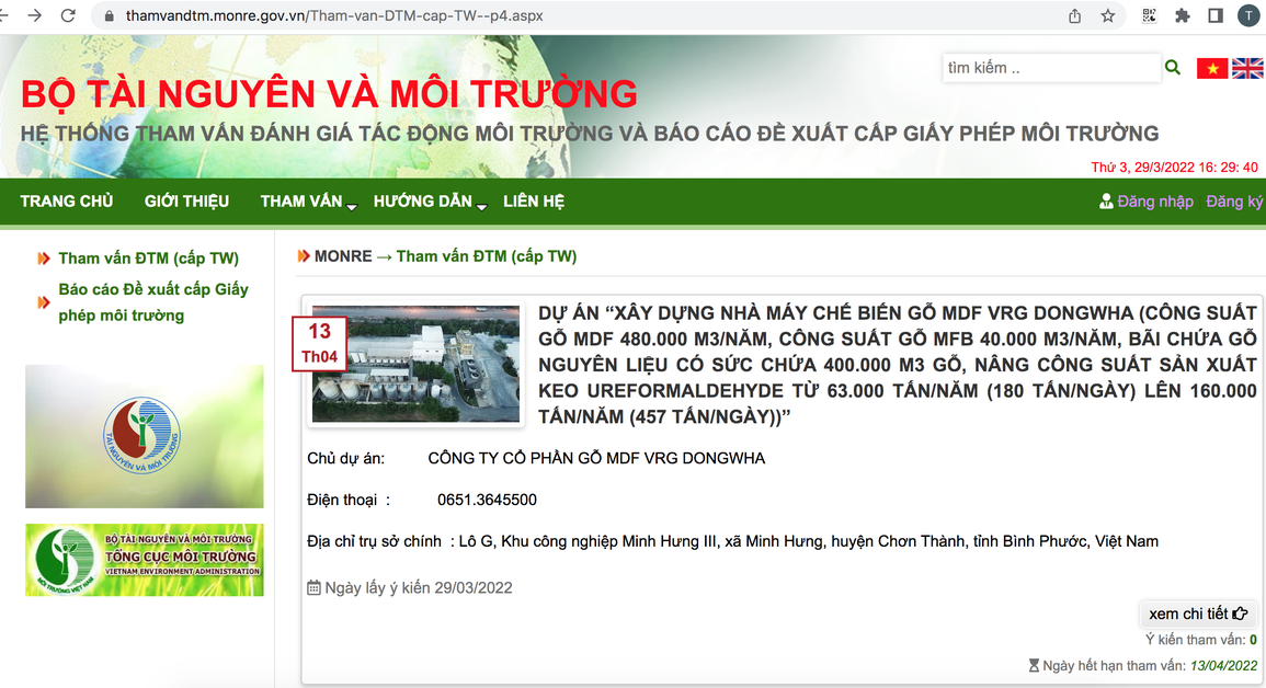 Tham vấn cá nhân, cộng đồng dân cư về tác động môi trường của dự án - 1 Tham vấn cá nhân, cộng đồng dân cư về tác động môi trường của dự án - 1