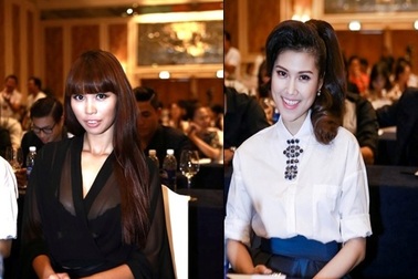 Hà Anh "táo bạo" với áo xuyên thấu, Thu Hằng "kín cổng cao tường" với áo sơ-mi