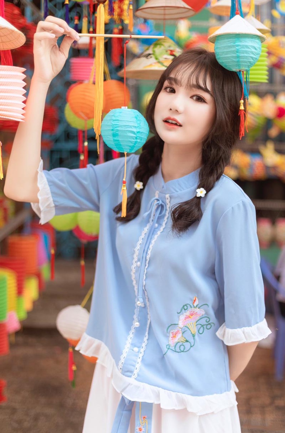 Nữ sinh xinh như búp bê rạng ngời đón mùa Trung thu - 10 Nữ sinh xinh như búp bê rạng ngời đón mùa Trung thu - 10