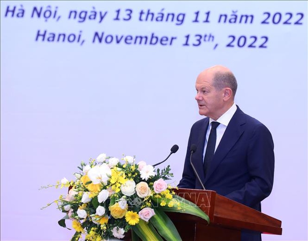 Thủ tướng Chính phủ Phạm Minh Chính và Thủ tướng Đức Olaf Scholz đồng chủ trì hội nghị với doanh nghiệp Việt Nam - Đức - 2 Thủ tướng Chính phủ Phạm Minh Chính và Thủ tướng Đức Olaf Scholz đồng chủ trì hội nghị với doanh nghiệp Việt Nam - Đức - 2