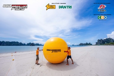 Aqua Warriors Vân Đồn 2025 - Camel Cup: Ban tổ chức kiểm tra an toàn đường bơi