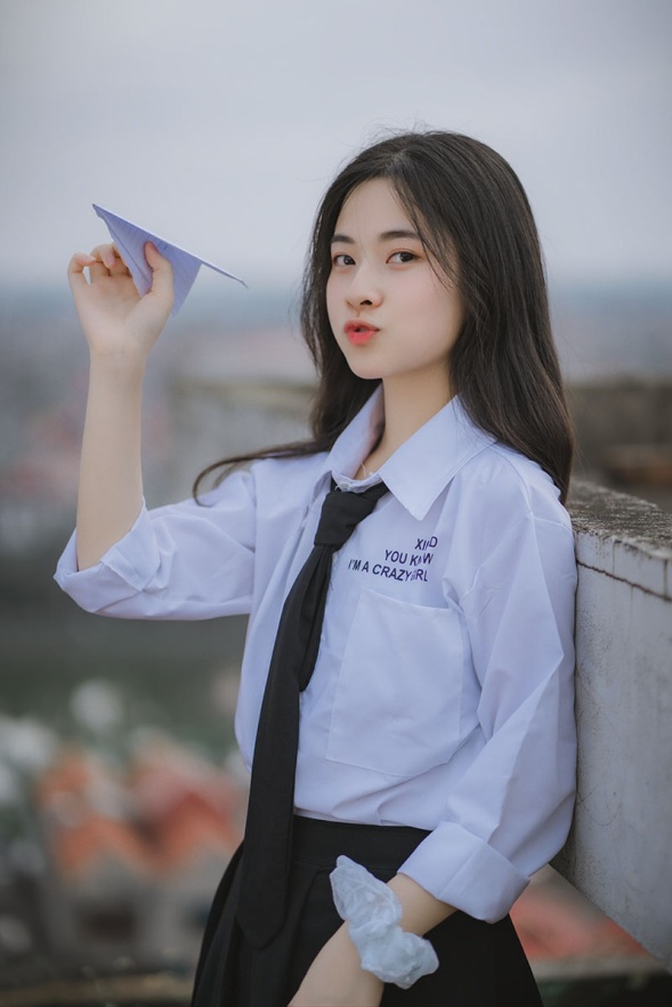 Vẻ đẹp đượm nét thơ ngây của nữ sinh Bắc Giang trong bộ đồng phục - 7