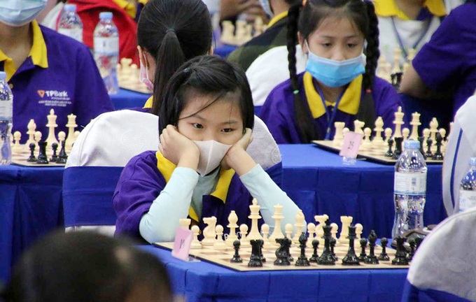 Có khoảng 214 nghìn kỳ thủ “nhí” dự Giải Cờ vua học sinh toàn quốc 2022. Ảnh minh họa