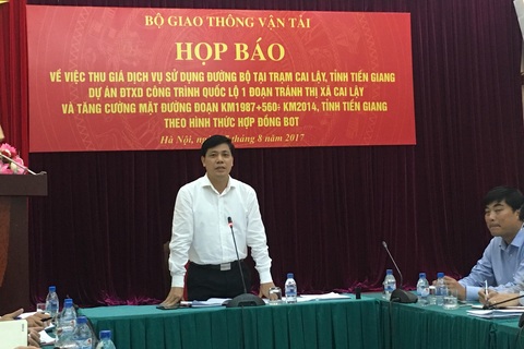 Bộ Giao thông vận tải: “Không đổi vị trí trạm BOT Cai Lậy”