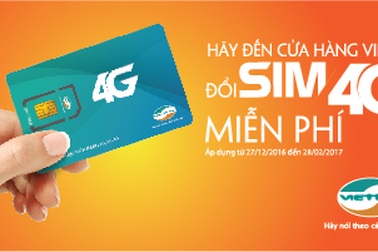 Sẵn sàng khai trương 4G, Viettel bố trí hơn 1.600 điểm đổi SIM 4G miễn phí
