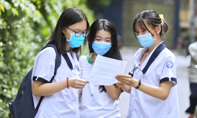 Thí sinh tham dự kỳ thi tốt nghiệp THPT năm 2023.