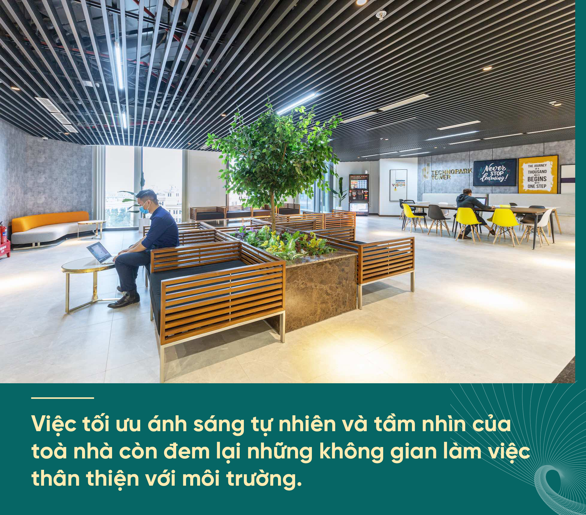 Chinh phục 9 tiêu chí, TechnoPark Tower được dán nhãn xanh LEED Platinum - 8 Chinh phục 9 tiêu chí, TechnoPark Tower được dán nhãn xanh LEED Platinum - 8
