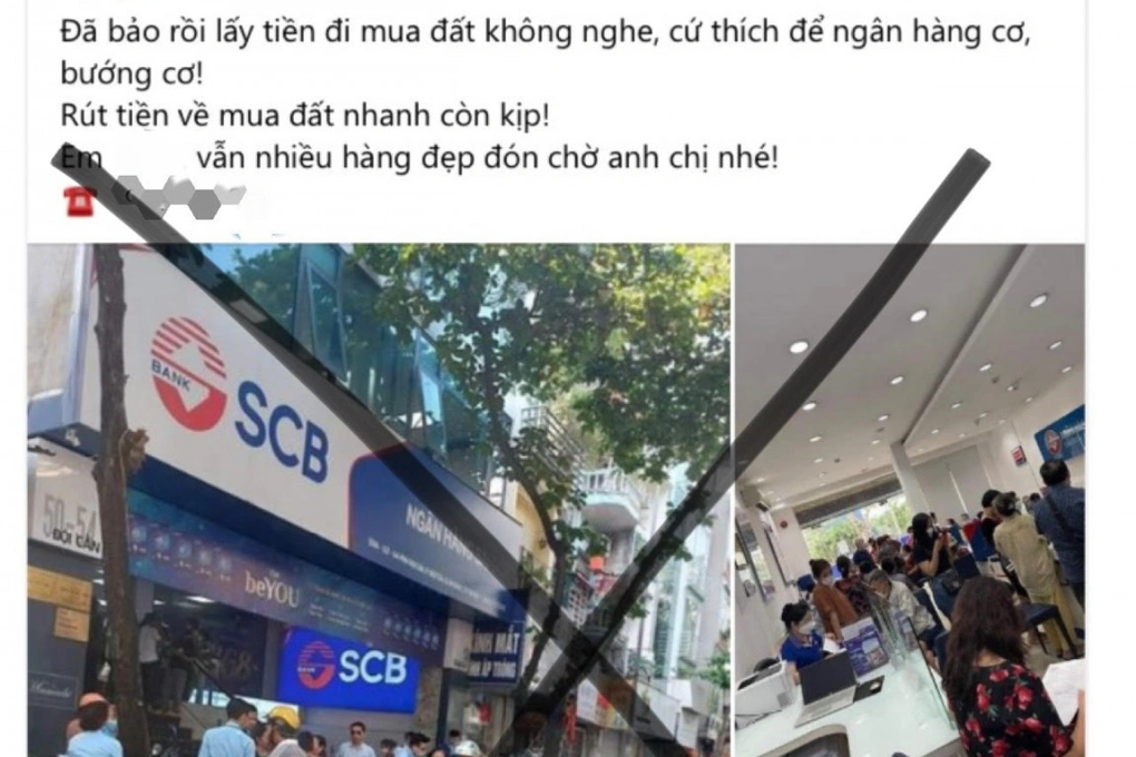 Quảng Ninh xử phạt người đăng tin sai sự thật về ngân hàng SCB - 1 Quảng Ninh xử phạt người đăng tin sai sự thật về ngân hàng SCB - 1