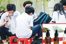 Tăng nhanh tỷ lệ học sinh hút thuốc lá điện tử