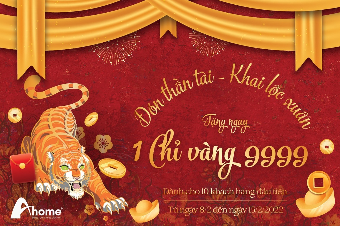 Ahome tung ưu đãi nhân ngày vía Thần Tài - 1 Ahome tung ưu đãi nhân ngày vía Thần Tài - 1