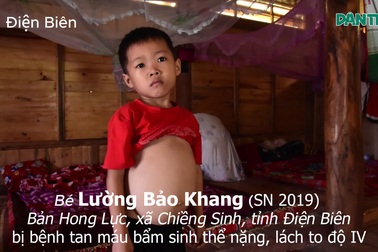 Mong manh sự sống của cậu bé 6 tuổi mắc bệnh hiểm nghèo