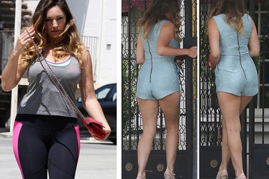 "Cô đào" Kelly Brook ngày càng "phát tướng"