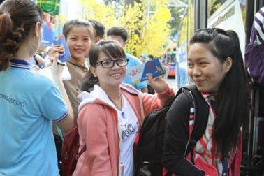 Niềm vui đong đầy cùng hành trình “Tết sum vầy”