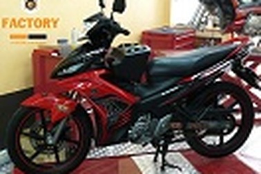 Cần số kép tạo phong cách mới cho xe Exciter