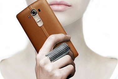 Lộ loạt ảnh chính thức rõ nét với nắp lưng bằng da của LG G4