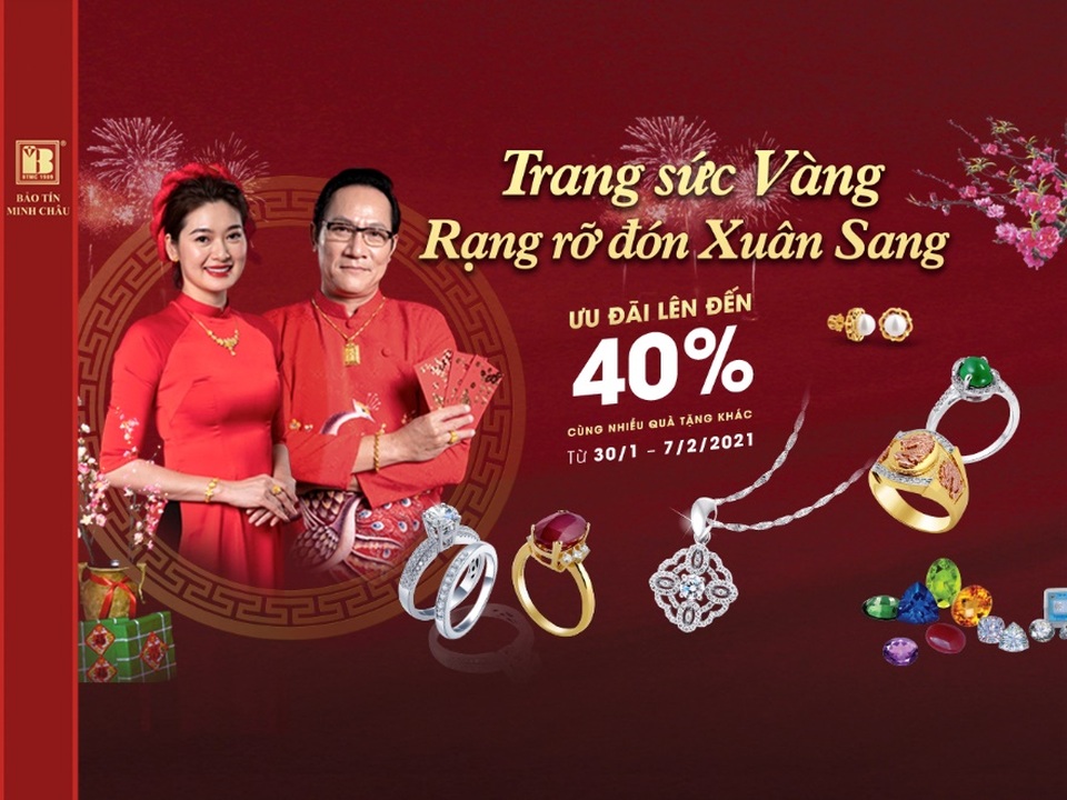Trang sức Vàng rạng rỡ đón Xuân sang - 1 Trang sức Vàng rạng rỡ đón Xuân sang - 1