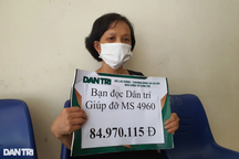 Bạn đọc Dân trí giúp đỡ người đàn bà góa mắc ung thư hơn 90 triệu đồng