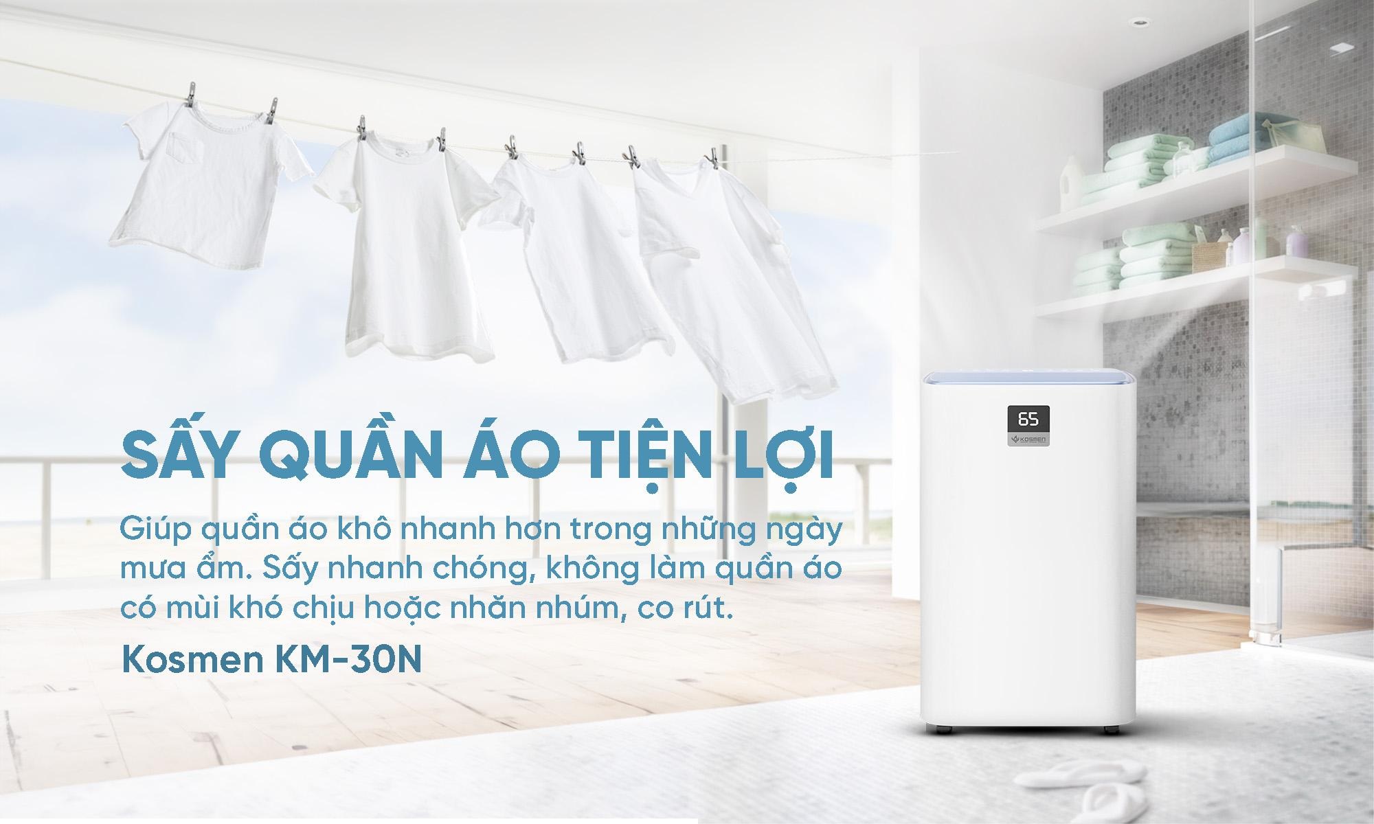 Máy hút ẩm và lọc không khí Kosmen KM-30N: Lựa chọn tinh tế cho gia đình - 3