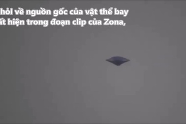 Quay được video rõ nét về vật thể bay không xác định giống đĩa bay