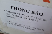Thiếu vắc xin 5 trong 1 vì 3 lô Combe Five không đạt chất lượng