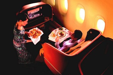 Ghé thăm ghế máy bay hạng nhất của các hãng hàng không 
