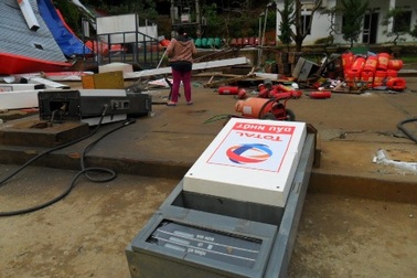 Lốc xoáy mạnh ở Mường La