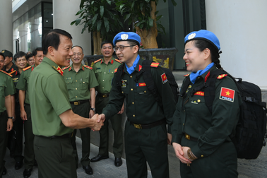 Bộ Công an tiếp tục cử sĩ quan làm nhiệm vụ gìn giữ hòa bình tại Abyei