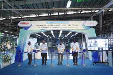 Cận cảnh nhà máy sản xuất xe điện Yamaha cho thị trường châu Âu đầu tiên tại Việt Nam