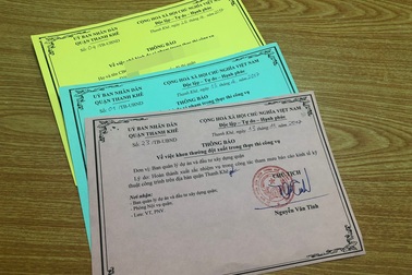 Đà Nẵng: Phạt cán bộ bằng thẻ xanh, thẻ vàng