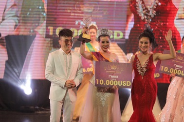 ‘Bầu show’ Thúy Nhân nhận cú đúp Á hậu 2 và Ms được yêu thích nhất tại Ms International Business 2019
