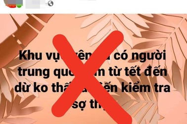 Xử phạt một giáo viên tung tin “người Trung Quốc ốm mà không ai kiểm tra”